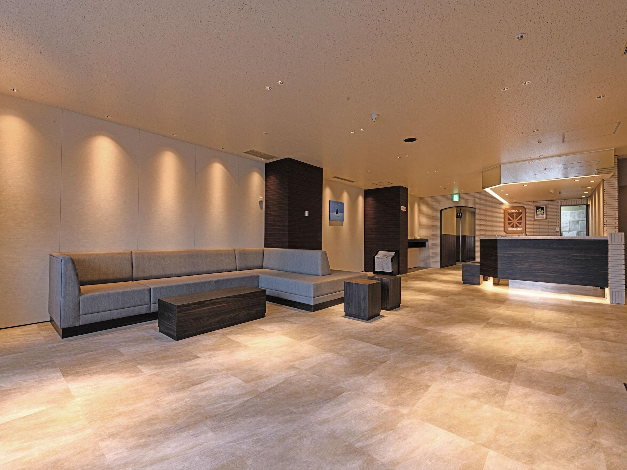 Hotel Sunroute Sapporo Exteriör bild