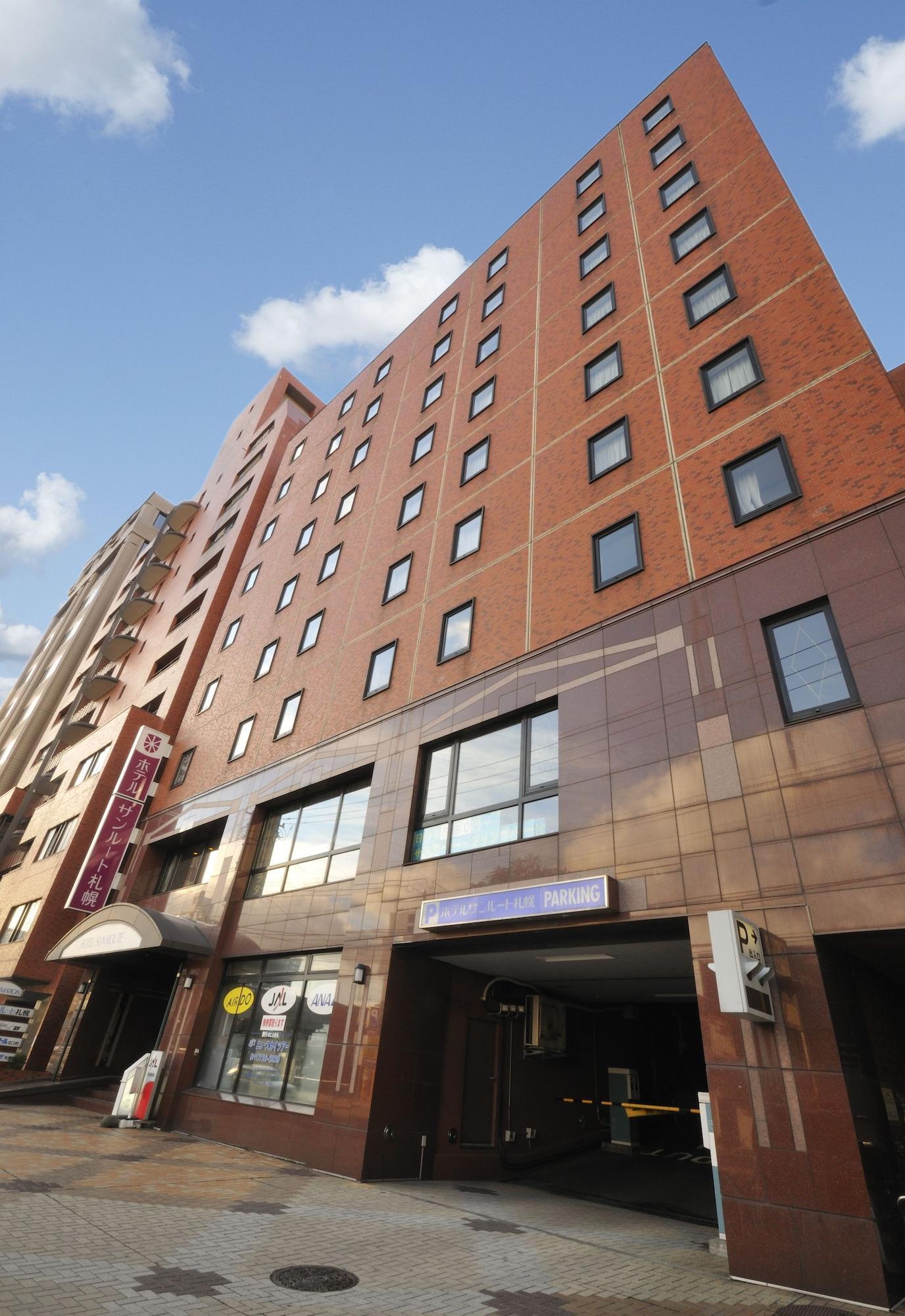 Hotel Sunroute Sapporo Exteriör bild