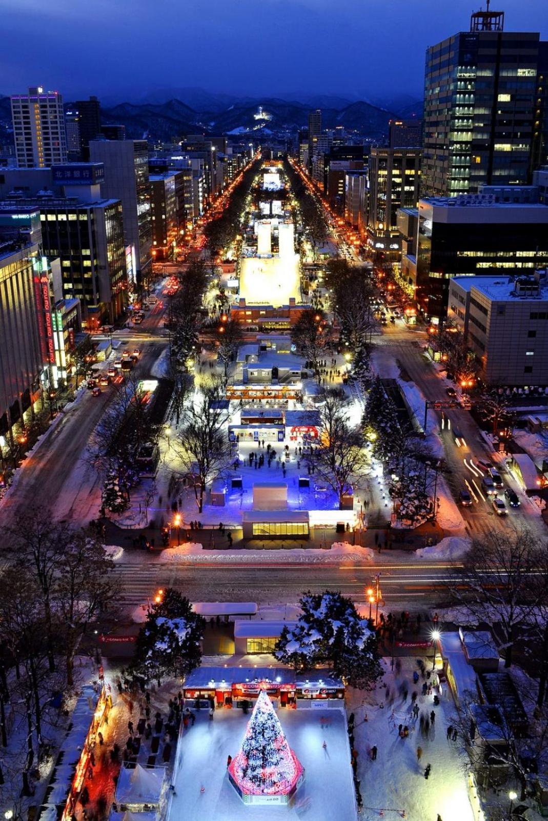 Hotel Sunroute Sapporo Exteriör bild